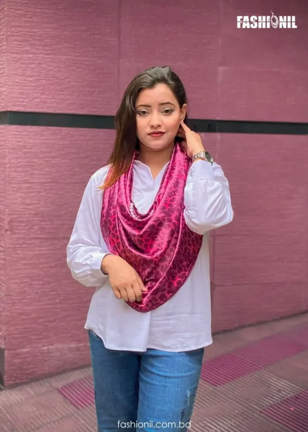 Orna D34 C47 Samue Silk Magenta Tiger Print
